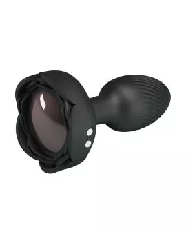 PRETTY LOVE – WIEDERAUFLADBARER VIBRATIONS-ANALPLUG MIT 10 MODI, SCHWARZ
