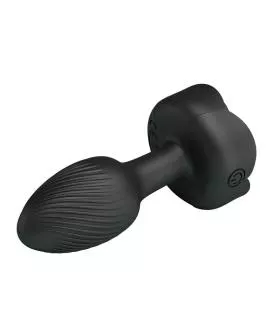 PRETTY LOVE – WIEDERAUFLADBARER VIBRATIONS-ANALPLUG MIT 10 MODI, SCHWARZ