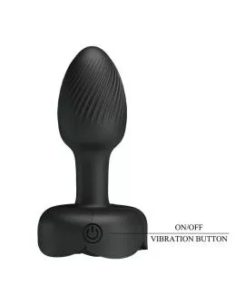 PRETTY LOVE – WIEDERAUFLADBARER VIBRATIONS-ANALPLUG MIT 10 MODI, SCHWARZ