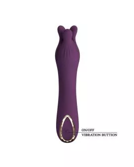 PRETTY LOVE - LUNAO WIEDERAUFLADBARER VIBRATOR MIT 10 FUNKTIONEN, LILA