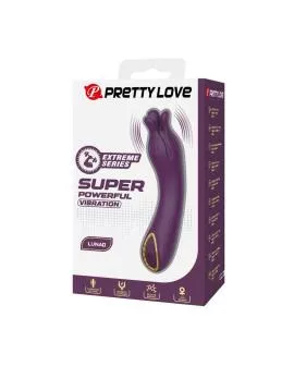 PRETTY LOVE - LUNAO WIEDERAUFLADBARER VIBRATOR MIT 10 FUNKTIONEN, LILA