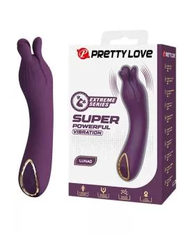 PRETTY LOVE - LUNAO WIEDERAUFLADBARER VIBRATOR MIT 10 FUNKTIONEN, LILA