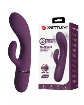 PRETTY LOVE - MARGIE WIEDERAUFLADBARER HASENVIBRATOR MIT 10 FUNKTIONEN, LILA