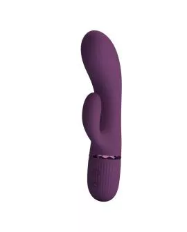 PRETTY LOVE - MARGIE WIEDERAUFLADBARER HASENVIBRATOR MIT 10 FUNKTIONEN, LILA