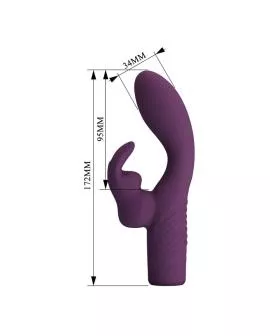 PRETTY LOVE - OLIVIA WIEDERAUFLADBARER HASENVIBRATOR MIT 10 FUNKTIONEN
