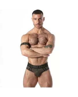 LOCKER GEAR - SPORT MESH JOCK BRIEF KHAKI