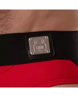 LOCKER GEAR - JOCKBRIEF MIT BREITEM BUND, ROT,