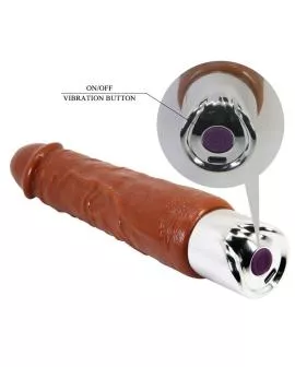 PRETTY LOVE - PRO REALISTISCHER VIBRATOR 23,5 CM Ø 4,8 CM BRAUN