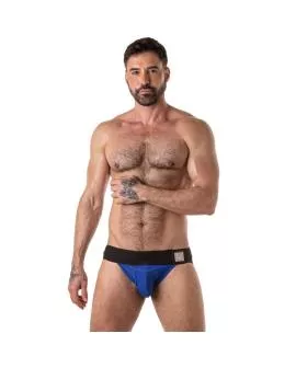 LOCKER GEAR - BREITER TAILBAND-JOCKSTRAP BLAU