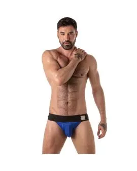 LOCKER GEAR - BREITER TAILBAND-JOCKSTRAP BLAU