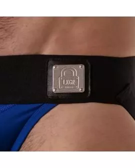 LOCKER GEAR - BREITER TAILBAND-JOCKSTRAP BLAU