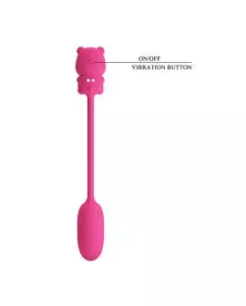 PRETTY LOVE - OLSON WIEDERAUFLADBARER BULLET-VIBRATOR MIT KABELFERNBEDIENUNG PINK