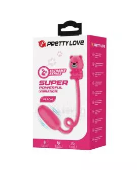 PRETTY LOVE - OLSON WIEDERAUFLADBARER BULLET-VIBRATOR MIT KABELFERNBEDIENUNG PINK