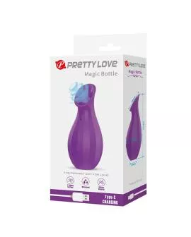 PRETTY LOVE - MAGIC BOTTLE WIEDERAUFLADBARER KLITORIS-SAUGSTIMULATOR LILA