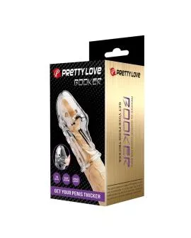 PRETTY LOVE – ROCKER PENISHÜLLE FÜR EINEN DICKEREN PENIS (TRANSPAREN)