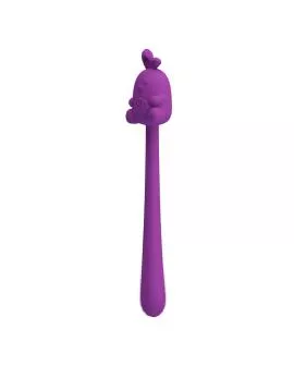 PRETTY LOVE – NIEDLICHER HASE-FLIRTSTIFT, FLEXIBLER VIBRATOR, USB-AUFLADBAR, LILA