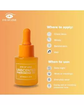 EYE OF LOVE – PHEROMONHALTIGES PARFÜMÖL FÜR FRAUEN, GERUCHSNEUTRAL, 20 ML