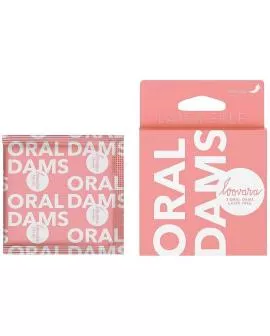 LOOVARA - ORAL DAMS LATEXFREIE ORALBARRIERE 3 STÜCK
