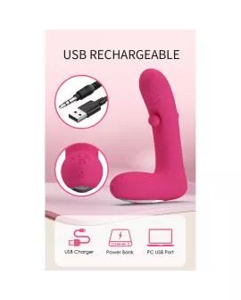 PRETTY LOVE – DUDEN WIEDERAUFLADBARER SILIKON-VIBRATOR MIT 12 VIBRATIONSMODI UND 3 SCHAUKELMODI, PINK