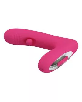 PRETTY LOVE – DUDEN WIEDERAUFLADBARER SILIKON-VIBRATOR MIT 12 VIBRATIONSMODI UND 3 SCHAUKELMODI, PINK