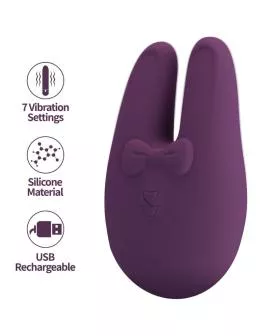 ROMANCE - EXTERNER STIMULATOR MIT HASE UND 7 VIBRATIONSMODI