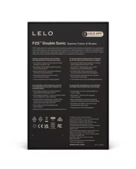 LELO - F2S DOUBLE SONIC MALE STROKER MIT DUALER SCHALLSTIMULATION ROT