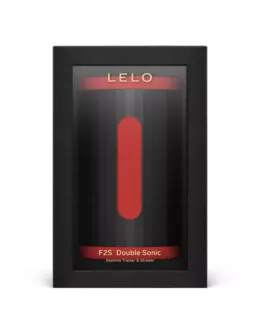 LELO - F2S DOUBLE SONIC MALE STROKER MIT DUALER SCHALLSTIMULATION ROT