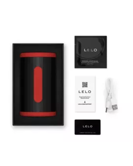 LELO - F2S DOUBLE SONIC MALE STROKER MIT DUALER SCHALLSTIMULATION ROT