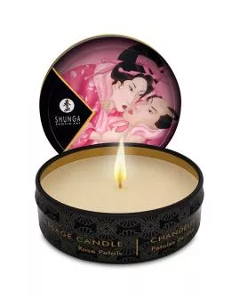 SHUNGA - Mini Rosen Massagekerze Caress 30 ml