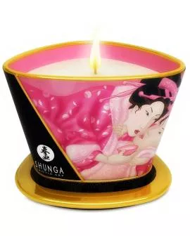 Shunga Mini Massagekerze - Aphrodisiakum Rosen 170 ml