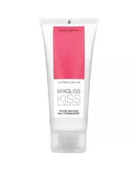 MIXGLISS - Wasserbasiertes Gleitgel Erdbeergeschmack 70 ml