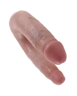 KING COCK - DOPPELPENETRATIONSDILDO 12.7 CM NATÜRLICH