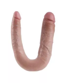 King Cock - Doppelpenetrationsdildo 17,8 cm natürlich