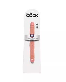 King Cock - Schlanker Doppeldildo 30 cm Länge