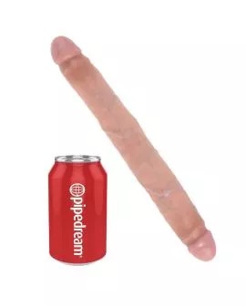 King Cock - Schlanker Doppeldildo 30 cm Länge