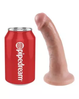 King Cock - 6 Zoll Hahnfleisch Dildo 15,2 cm