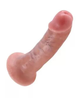King Cock - 6 Zoll Hahnfleisch Dildo 15,2 cm