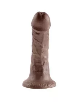 Brauner Penis Dildo 15,2 cm - Realistische Nachbildung