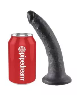 KING COCK - 7 DILDO SCHWARZ 17.8 CM