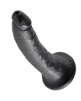 KING COCK - 7 DILDO SCHWARZ 17.8 CM