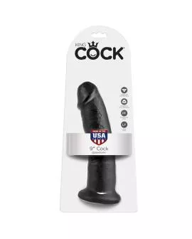KING COCK - 9 DILDO SCHWARZ 22.9 CM