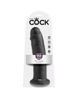 KING COCK - 10 DILDO SCHWARZ 25 CM