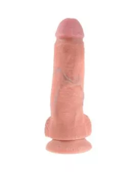 KING COCK - 8 DILDO FLEISCH MIT EIER 20.3 CM