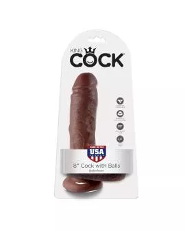PENE REALÍSTICO MARRÓN 20.3 CM