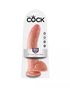 KING COCK - 9 SCHWANZFLEISCH MIT EIER 22.9 CM