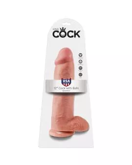 KING COCK - 12 SCHWANZFLEISCH MIT EIER 30.48 CM