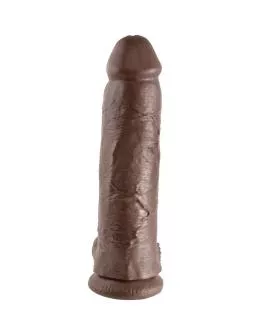KING COCK - 12 DILDO BRAUN MIT EIER 30.48 CM