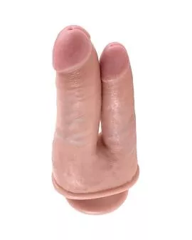 KING COCK Double Penetrator - Fleisch Dildo