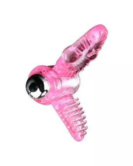 BAILE Sweet Abs Vibrator-Penisring - 10 Rhythmen Rosa