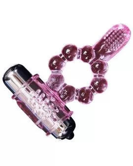 BAILE Silikonring - 10 Zungenrhythmen mit Rosa Vibration